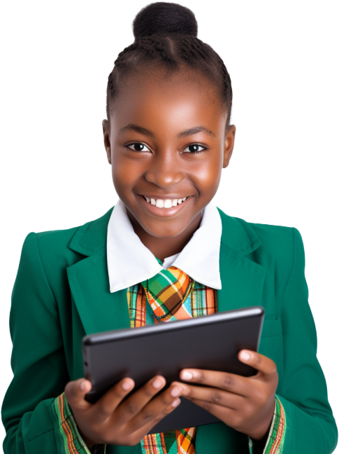 Learner engaging with SqillMate Lite on tablet
